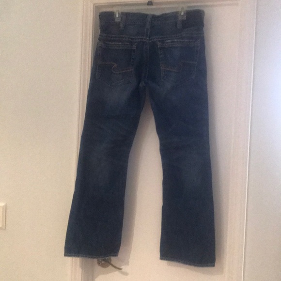 Men’s Silver Suki Bootcut Jeans - Picture 2 of 2